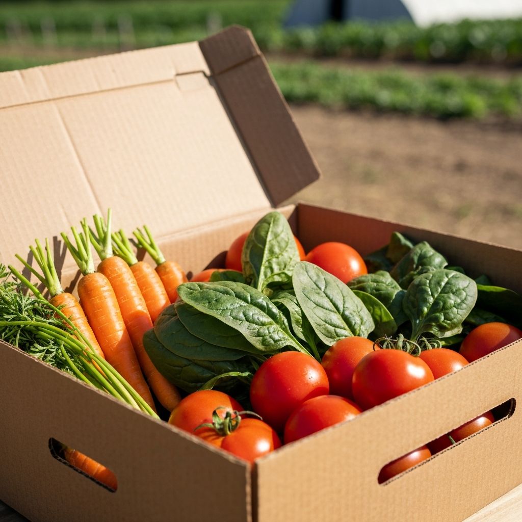 Vegetable Packaging Box